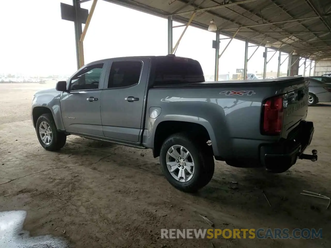 2 Photograph of a damaged car 1GCGTCEN0N1307195 CHEVROLET COLORADO 2022