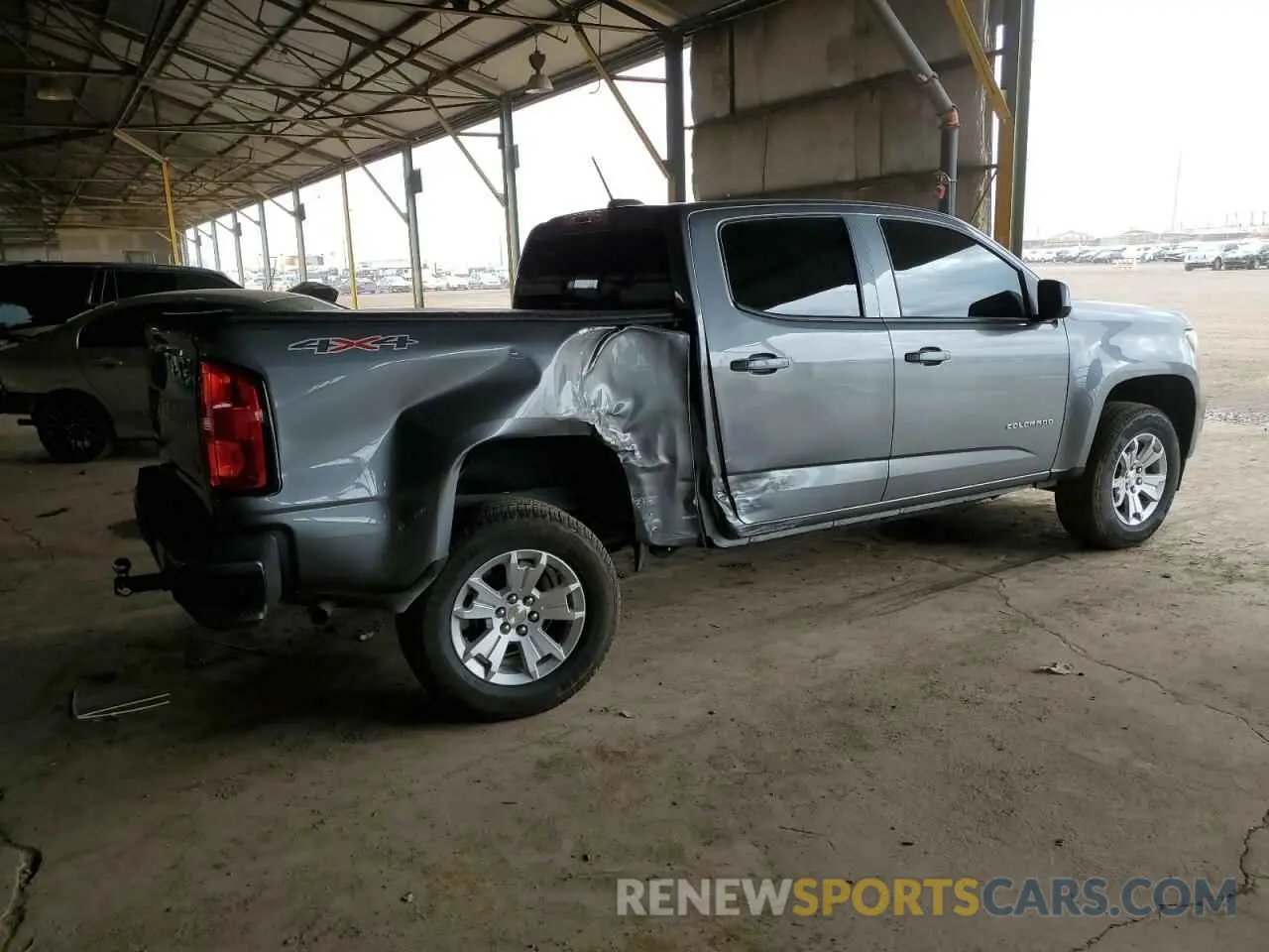 3 Photograph of a damaged car 1GCGTCEN0N1307195 CHEVROLET COLORADO 2022