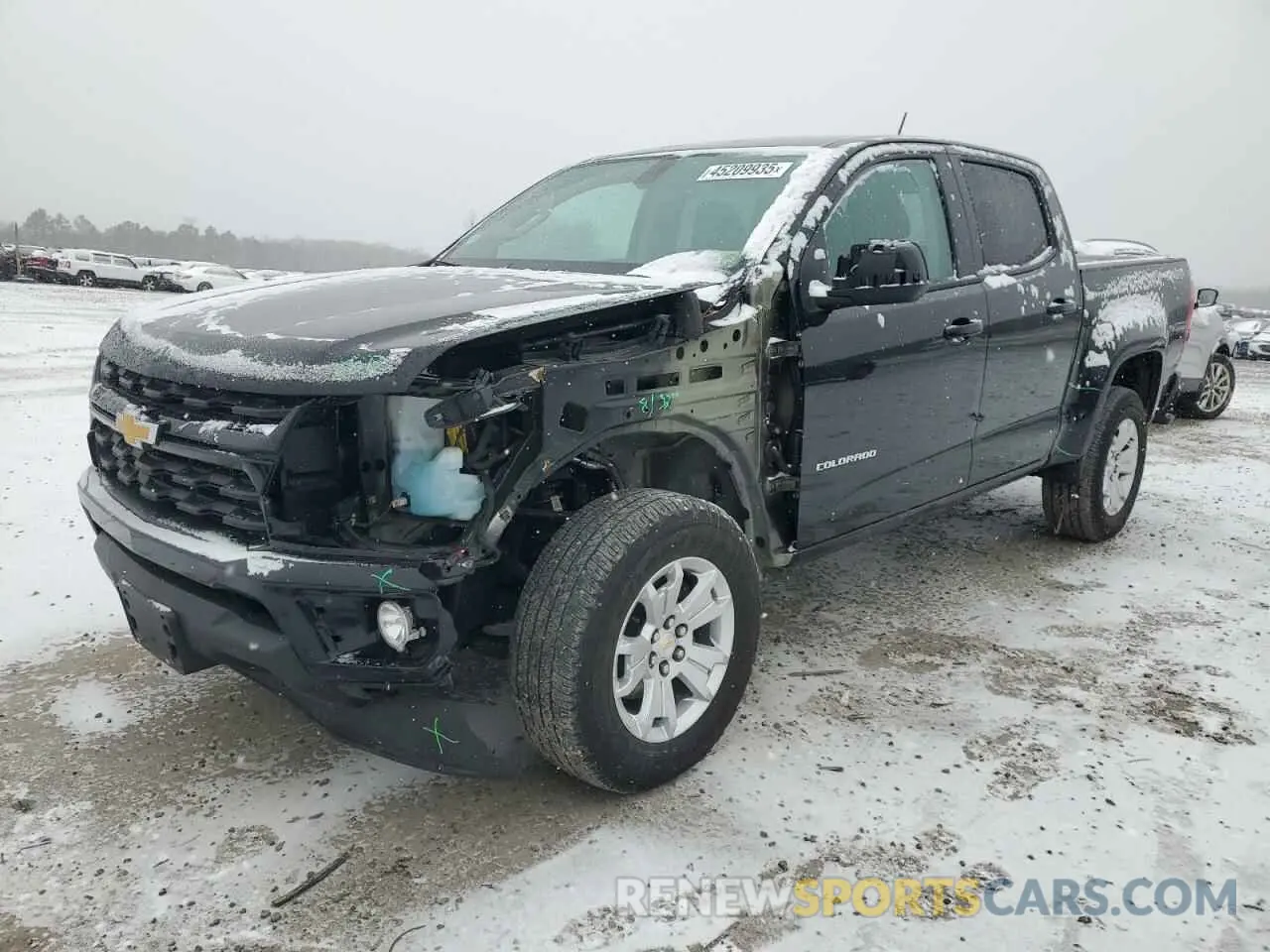 1 Photograph of a damaged car 1GCGTCEN3N1180619 CHEVROLET COLORADO 2022