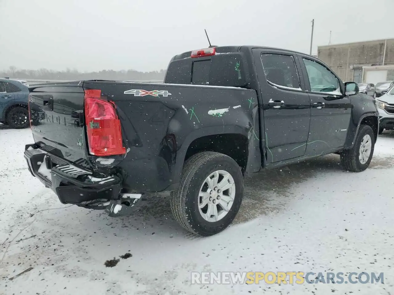 3 Photograph of a damaged car 1GCGTCEN3N1180619 CHEVROLET COLORADO 2022