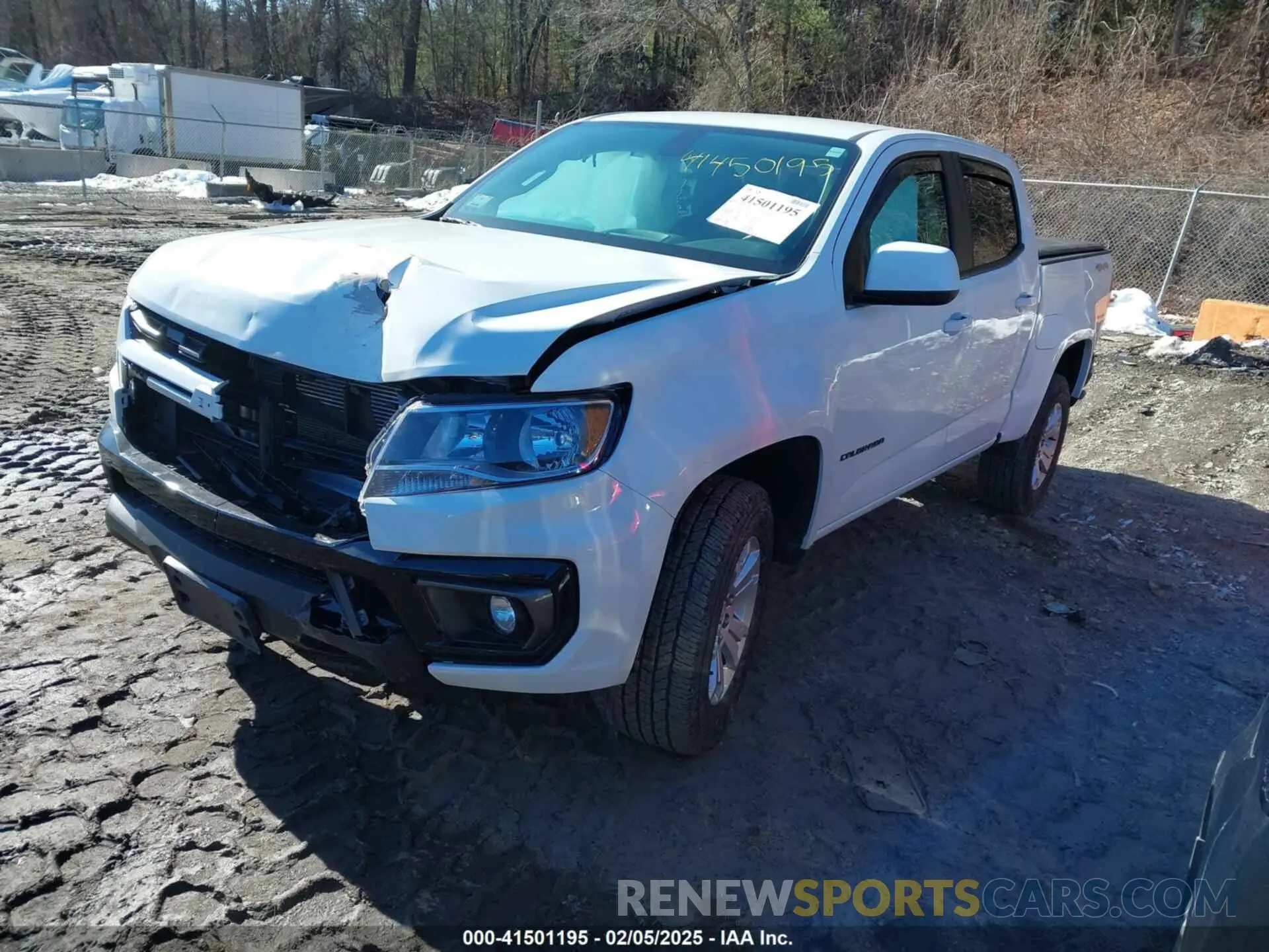 2 Photograph of a damaged car 1GCGTCEN4N1320547 CHEVROLET COLORADO 2022