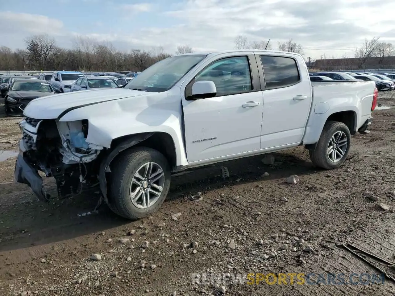 1 Photograph of a damaged car 1GCGTCEN5N1244627 CHEVROLET COLORADO 2022