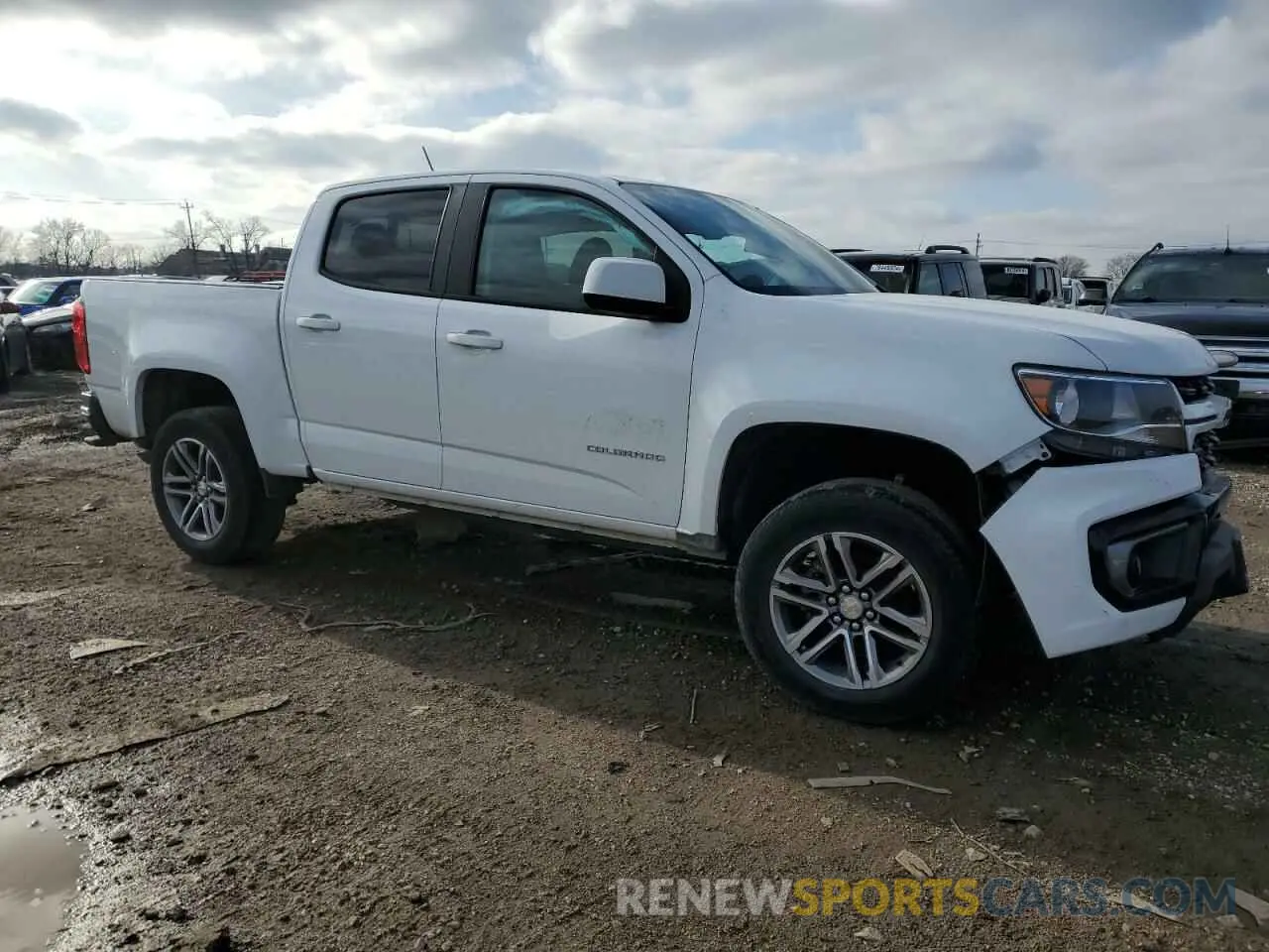 4 Photograph of a damaged car 1GCGTCEN5N1244627 CHEVROLET COLORADO 2022