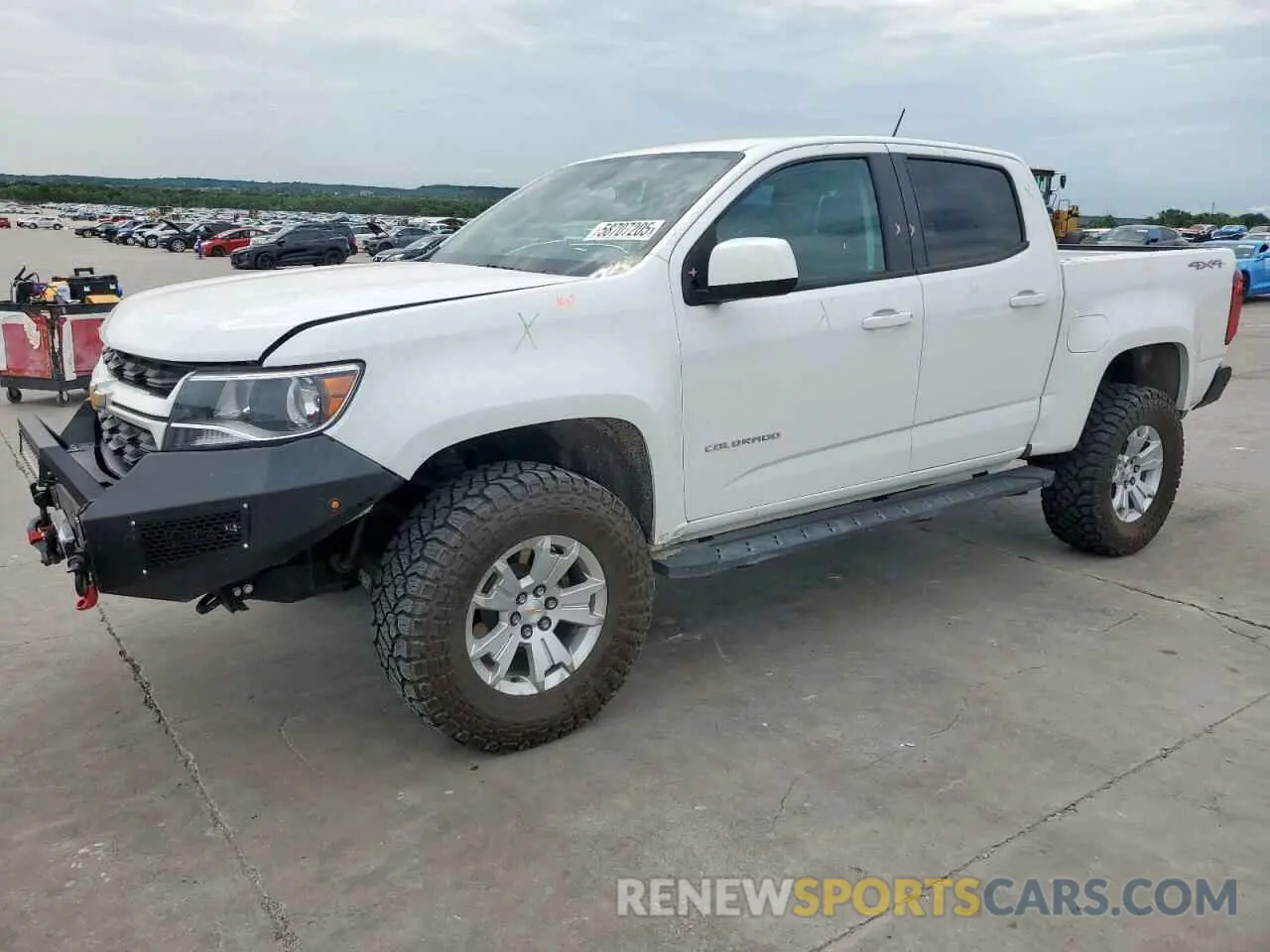1 Photograph of a damaged car 1GCGTCEN6N1252025 CHEVROLET COLORADO 2022