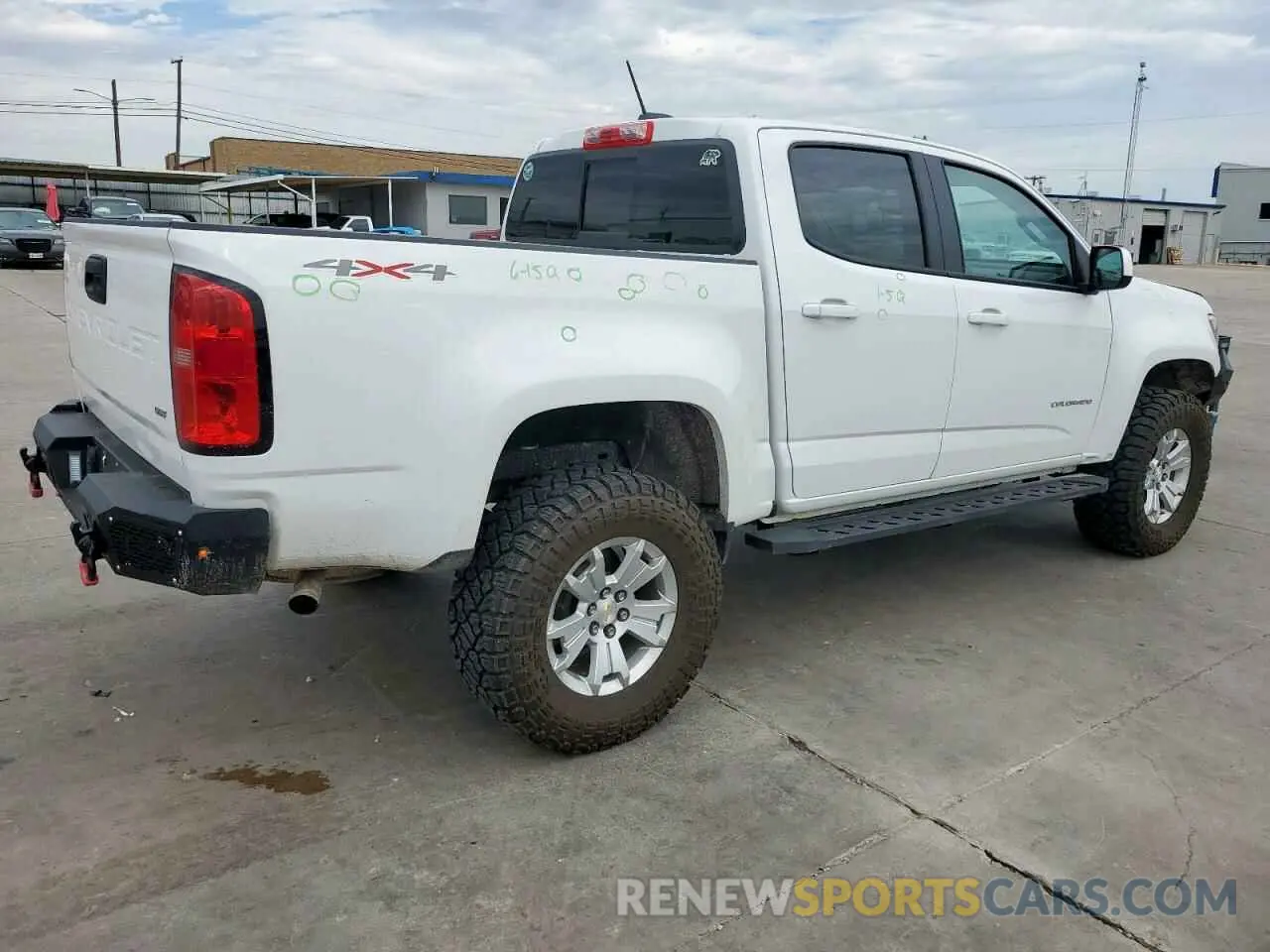 3 Photograph of a damaged car 1GCGTCEN6N1252025 CHEVROLET COLORADO 2022