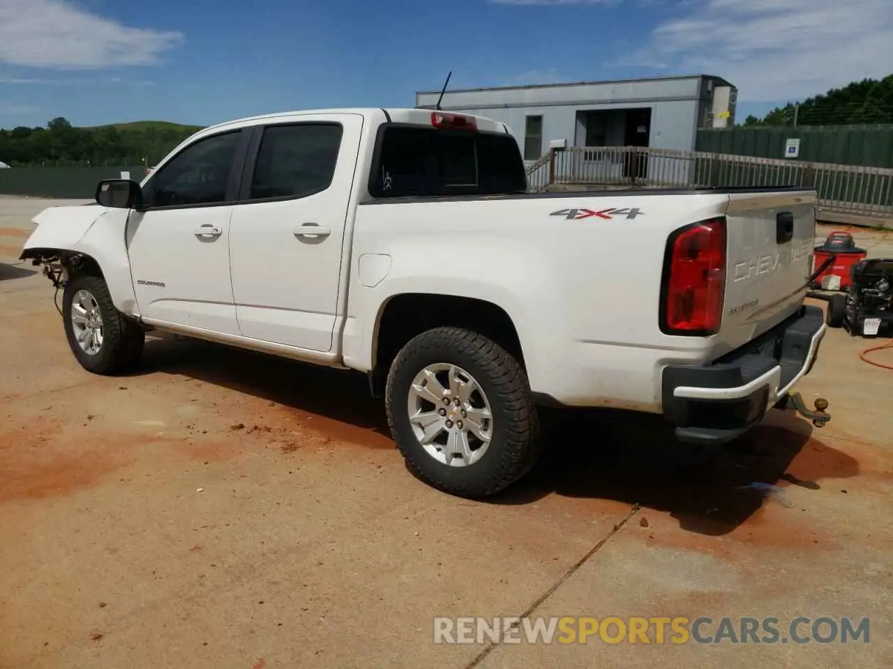 2 Photograph of a damaged car 1GCGTCEN7N1130225 CHEVROLET COLORADO 2022