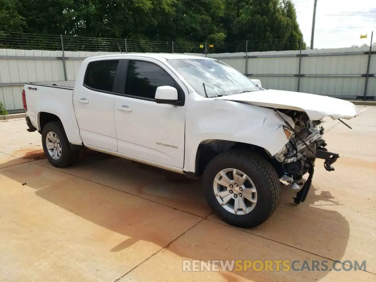 4 Photograph of a damaged car 1GCGTCEN7N1130225 CHEVROLET COLORADO 2022