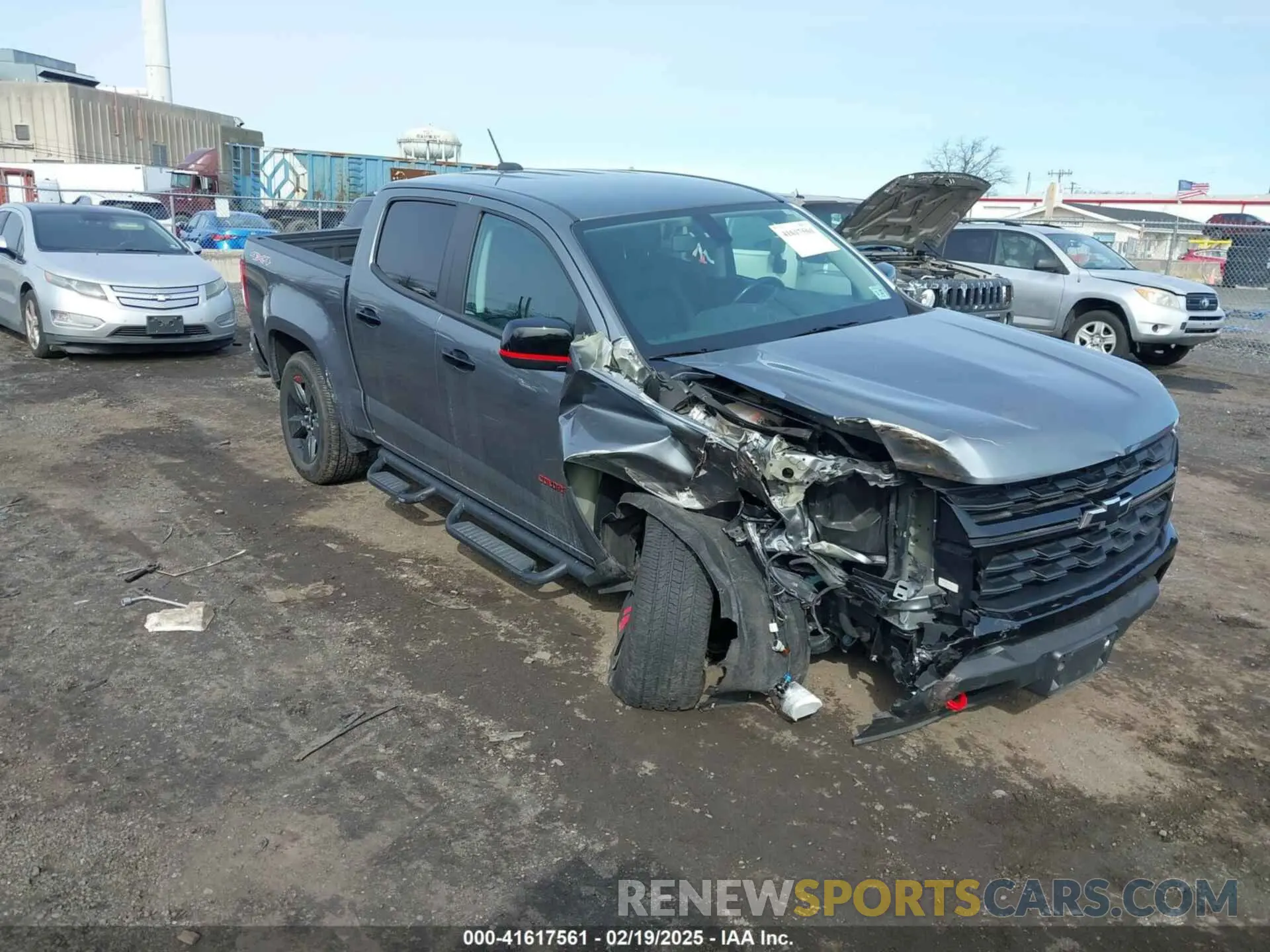 1 Photograph of a damaged car 1GCGTCEN7N1145713 CHEVROLET COLORADO 2022