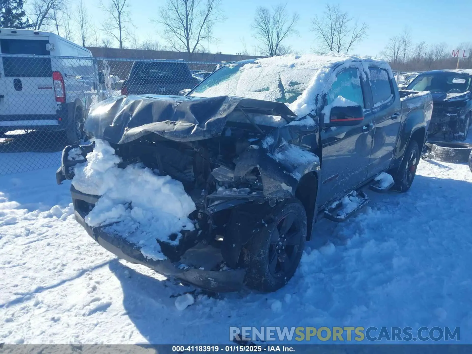 6 Photograph of a damaged car 1GCGTCENXN1123852 CHEVROLET COLORADO 2022