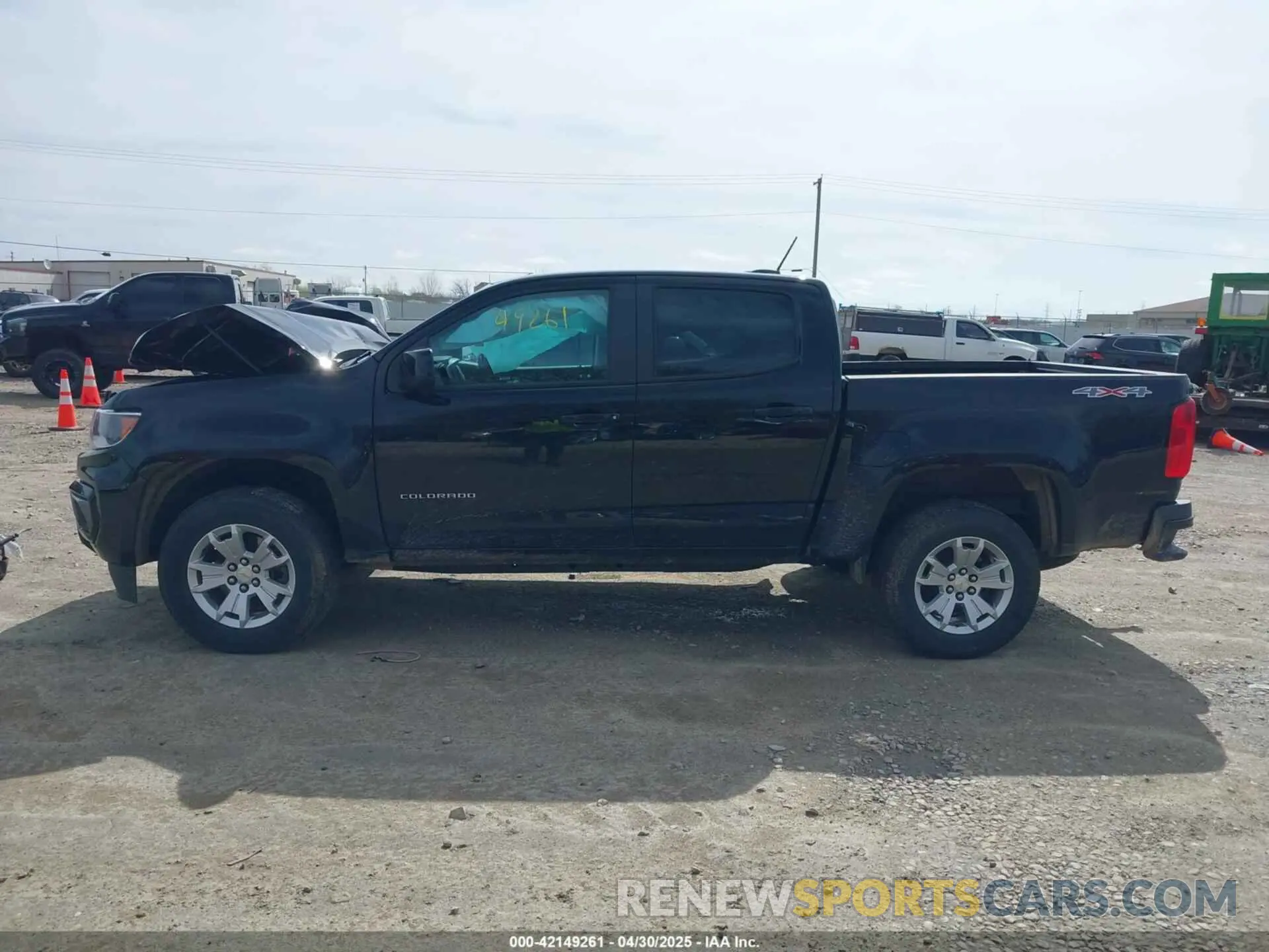 14 Photograph of a damaged car 1GCGTCENXN1248947 CHEVROLET COLORADO 2022