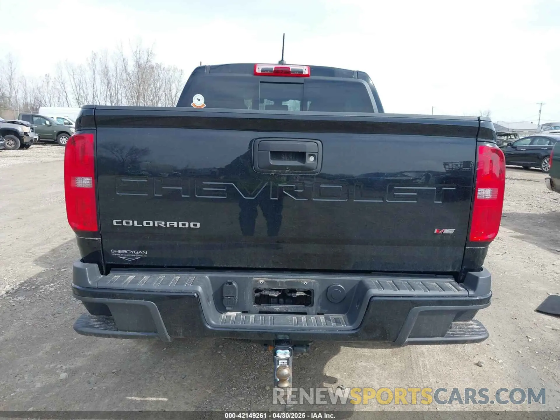 16 Photograph of a damaged car 1GCGTCENXN1248947 CHEVROLET COLORADO 2022