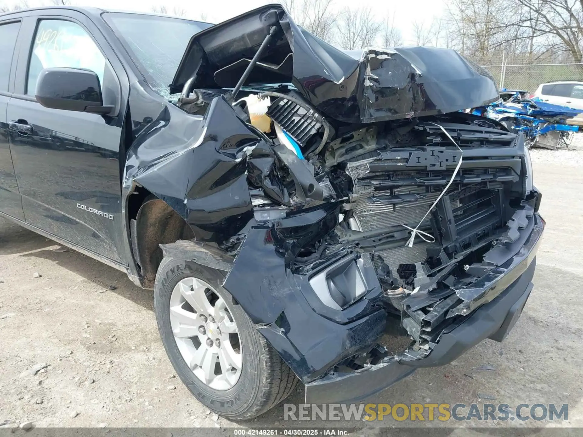 6 Photograph of a damaged car 1GCGTCENXN1248947 CHEVROLET COLORADO 2022