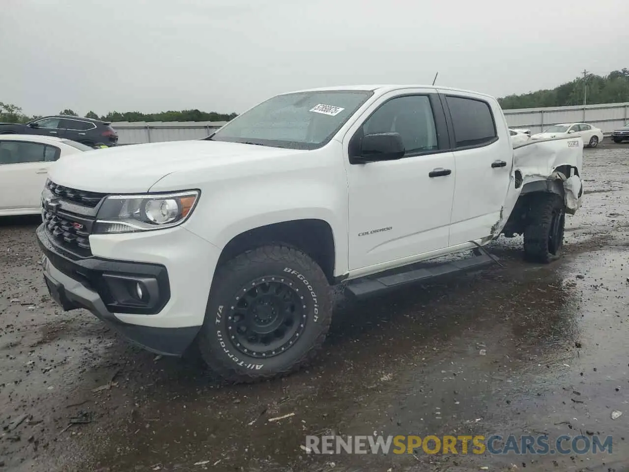 1 Photograph of a damaged car 1GCGTDEN0N1164190 CHEVROLET COLORADO 2022