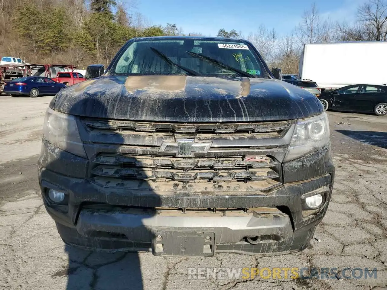 5 Photograph of a damaged car 1GCGTDEN0N1299492 CHEVROLET COLORADO 2022