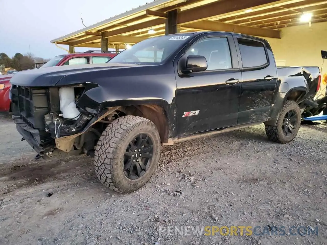 1 Photograph of a damaged car 1GCGTDEN0N1306960 CHEVROLET COLORADO 2022