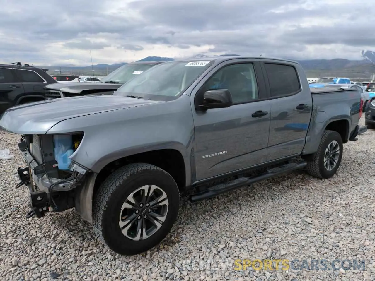1 Photograph of a damaged car 1GCGTDEN1N1215793 CHEVROLET COLORADO 2022