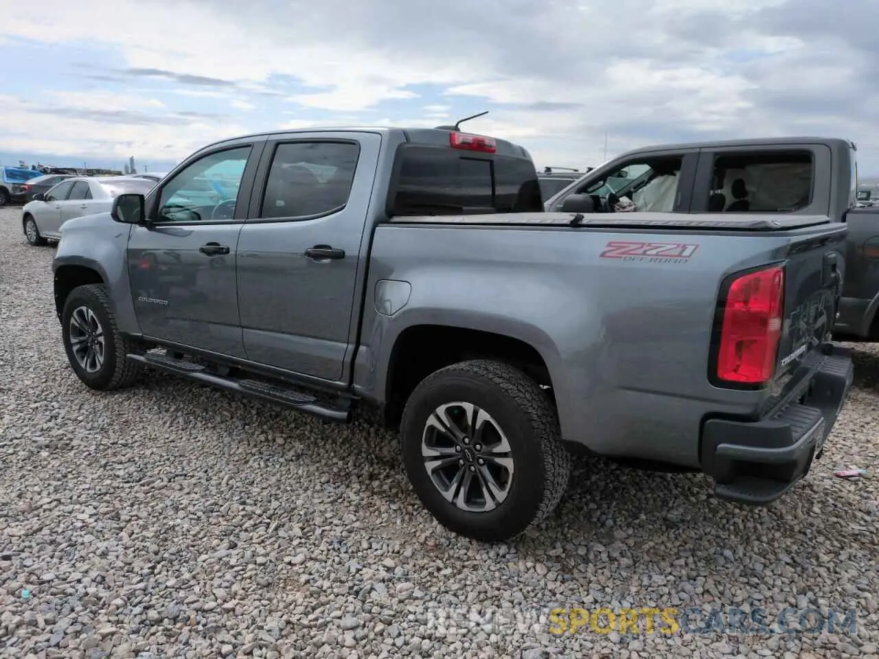 2 Photograph of a damaged car 1GCGTDEN1N1215793 CHEVROLET COLORADO 2022