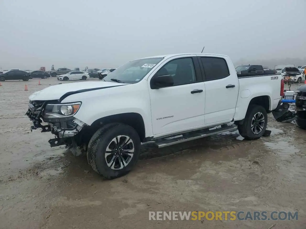 1 Photograph of a damaged car 1GCGTDEN2N1141901 CHEVROLET COLORADO 2022