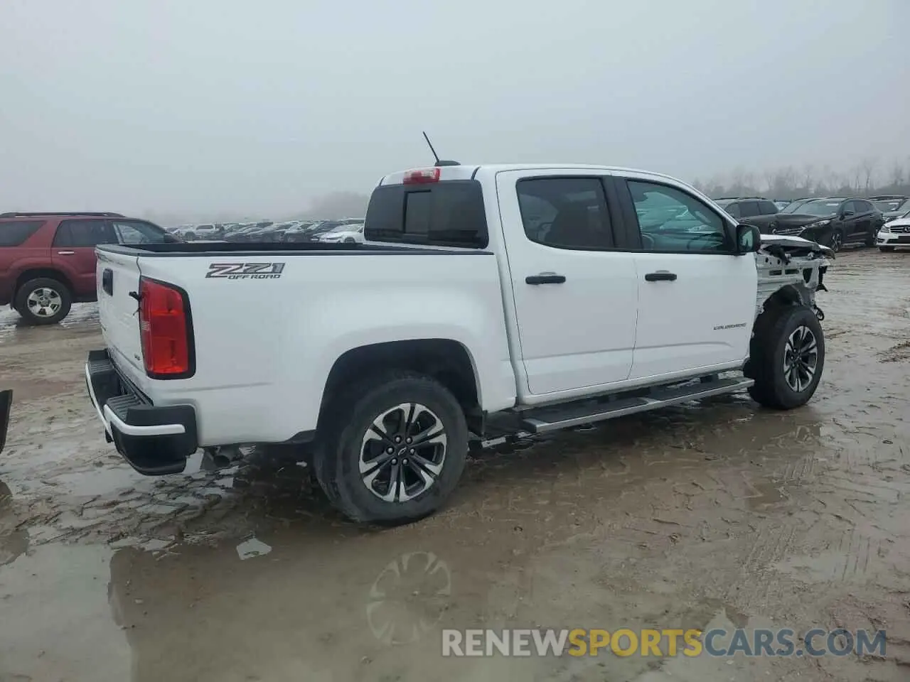 3 Photograph of a damaged car 1GCGTDEN2N1141901 CHEVROLET COLORADO 2022