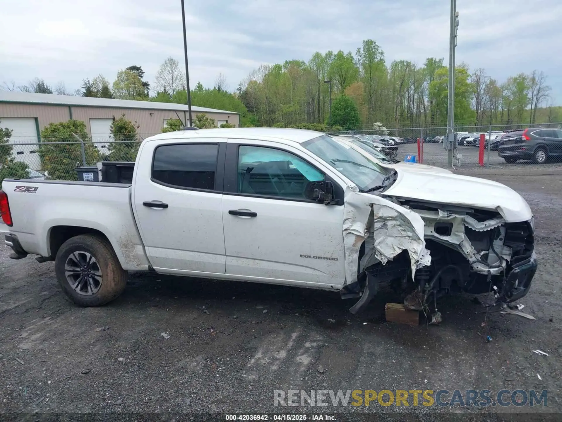 14 Photograph of a damaged car 1GCGTDEN2N1266879 CHEVROLET COLORADO 2022