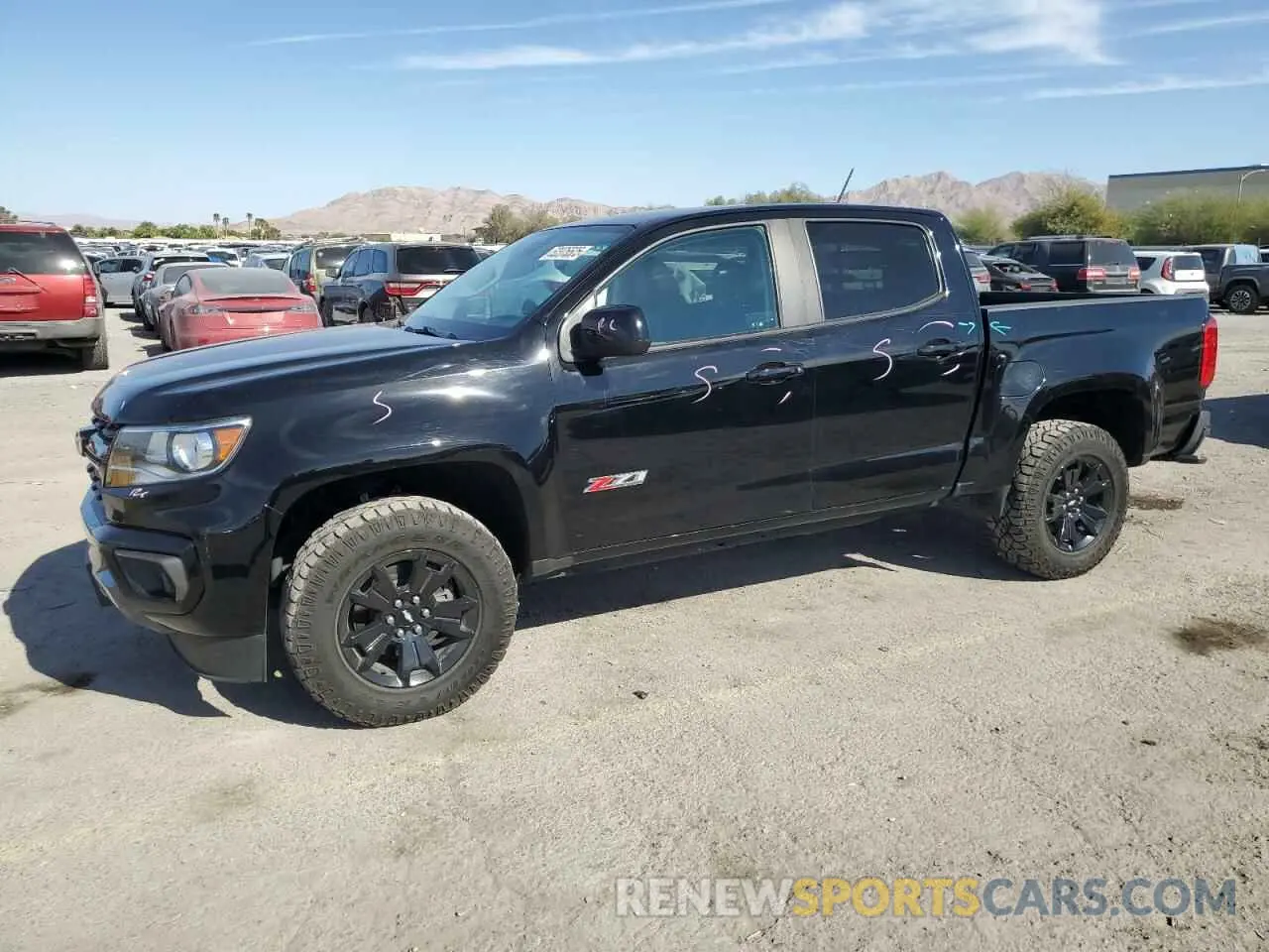 1 Photograph of a damaged car 1GCGTDEN4N1179632 CHEVROLET COLORADO 2022