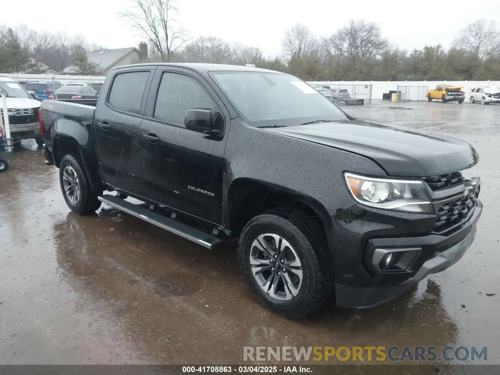1 Photograph of a damaged car 1GCGTDEN4N1205498 CHEVROLET COLORADO 2022