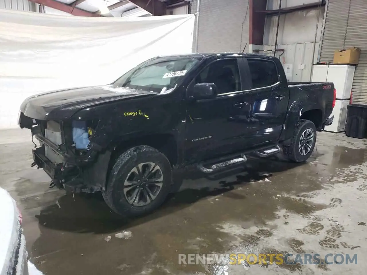 1 Photograph of a damaged car 1GCGTDEN5N1100422 CHEVROLET COLORADO 2022
