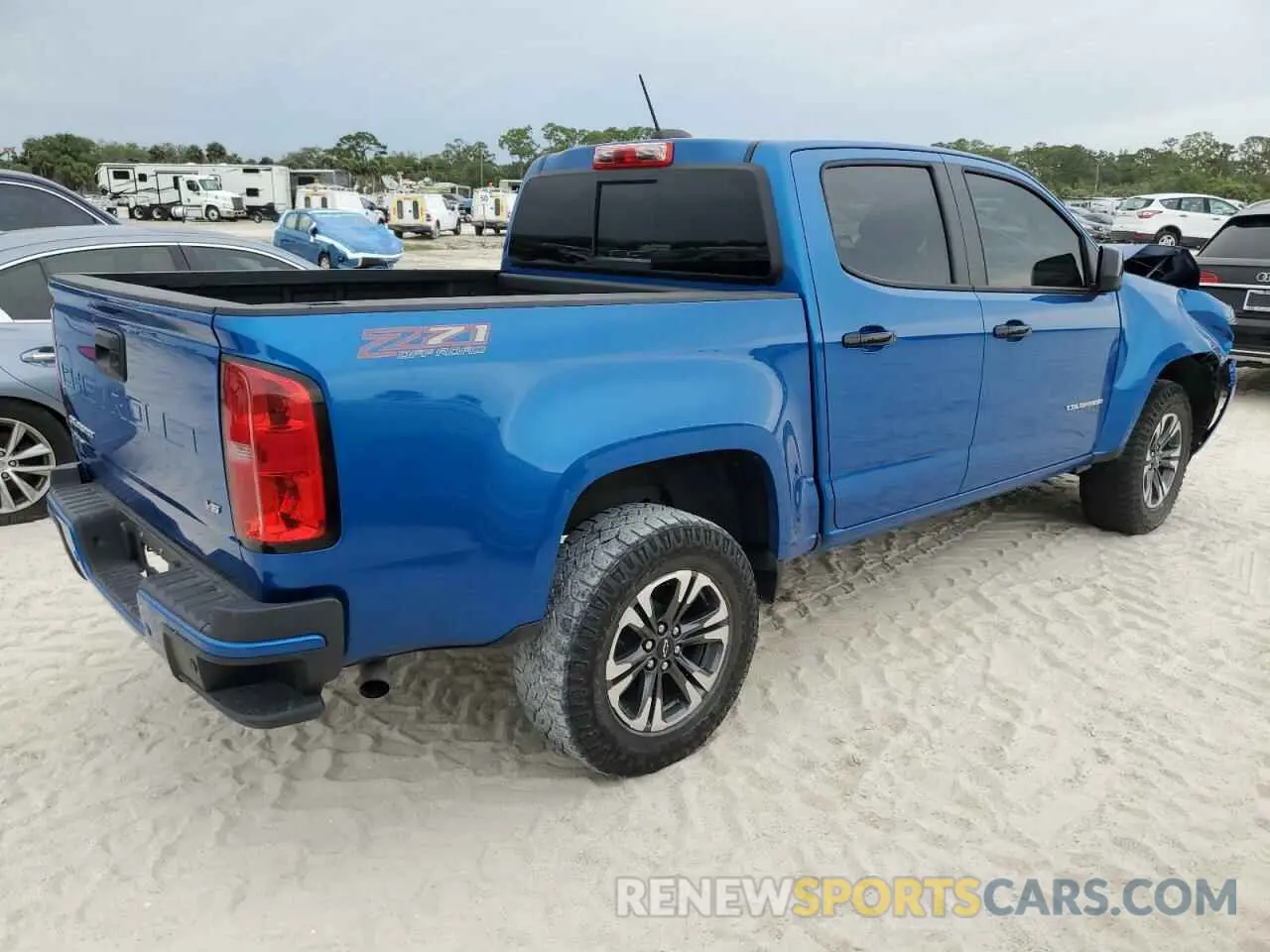 3 Photograph of a damaged car 1GCGTDEN6N1270014 CHEVROLET COLORADO 2022