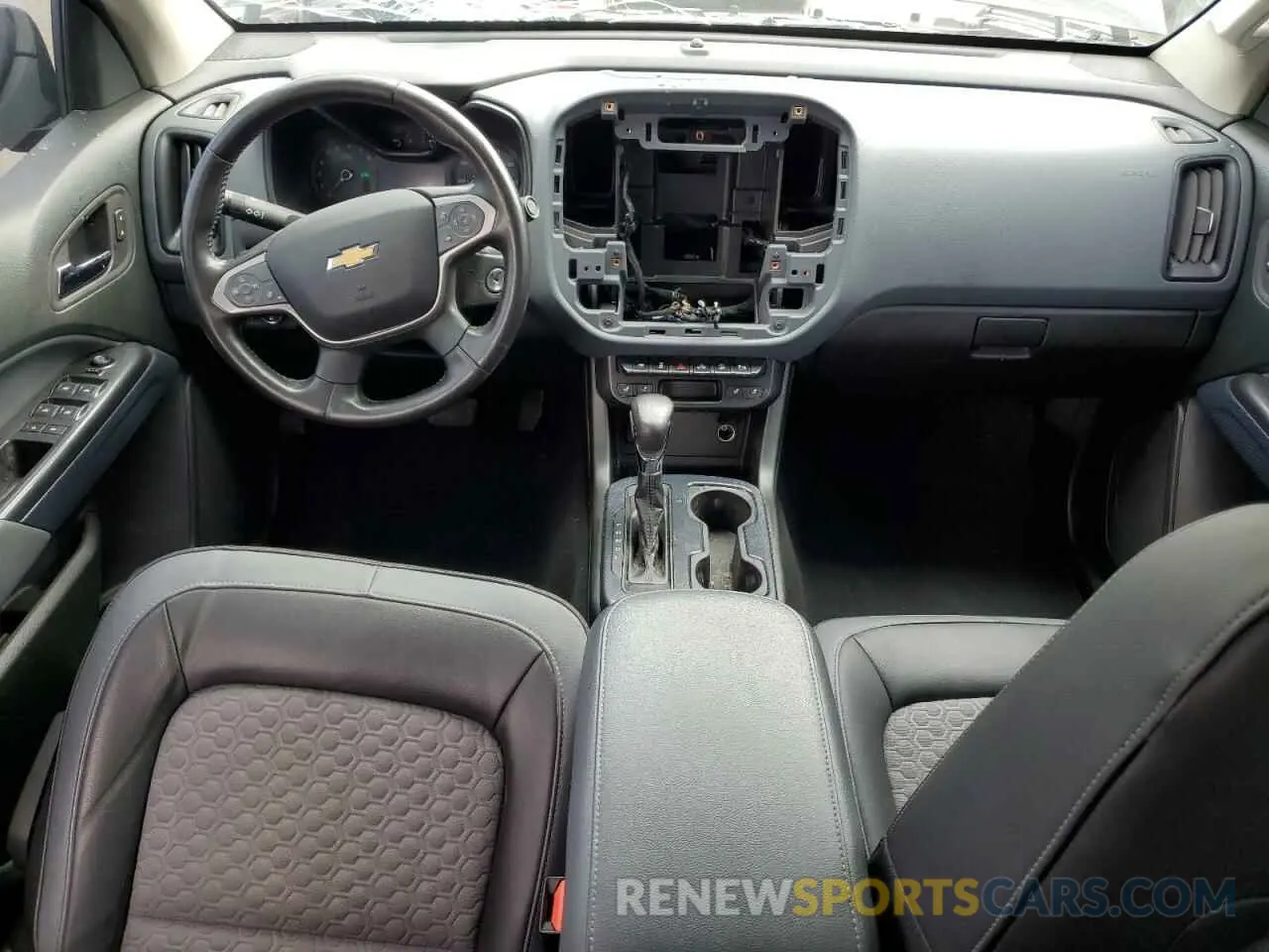 8 Photograph of a damaged car 1GCGTDEN6N1321625 CHEVROLET COLORADO 2022