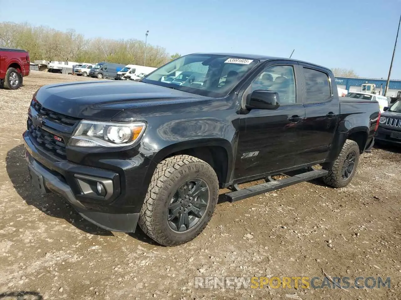1 Photograph of a damaged car 1GCGTDEN8N1187393 CHEVROLET COLORADO 2022