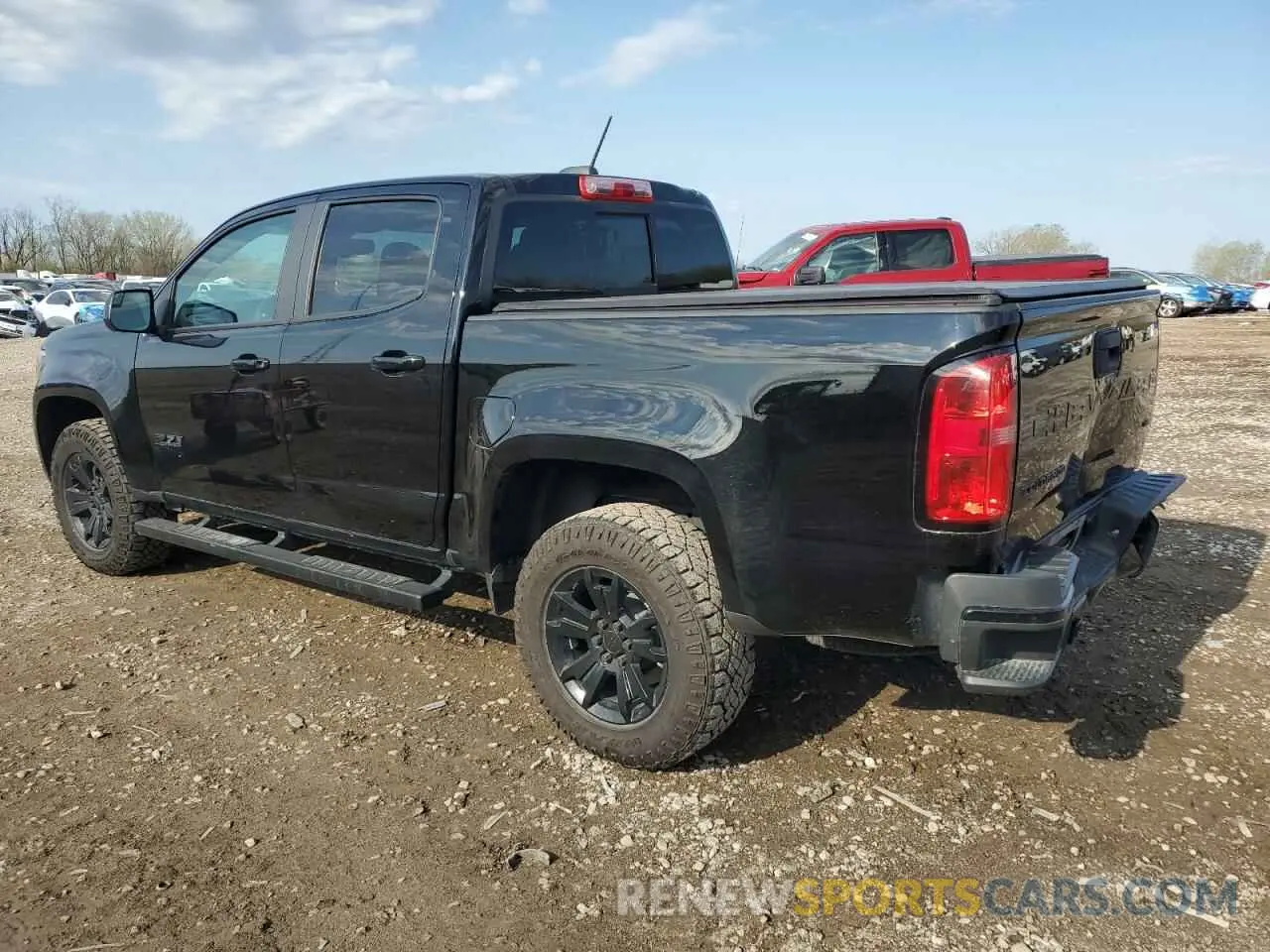2 Photograph of a damaged car 1GCGTDEN8N1187393 CHEVROLET COLORADO 2022
