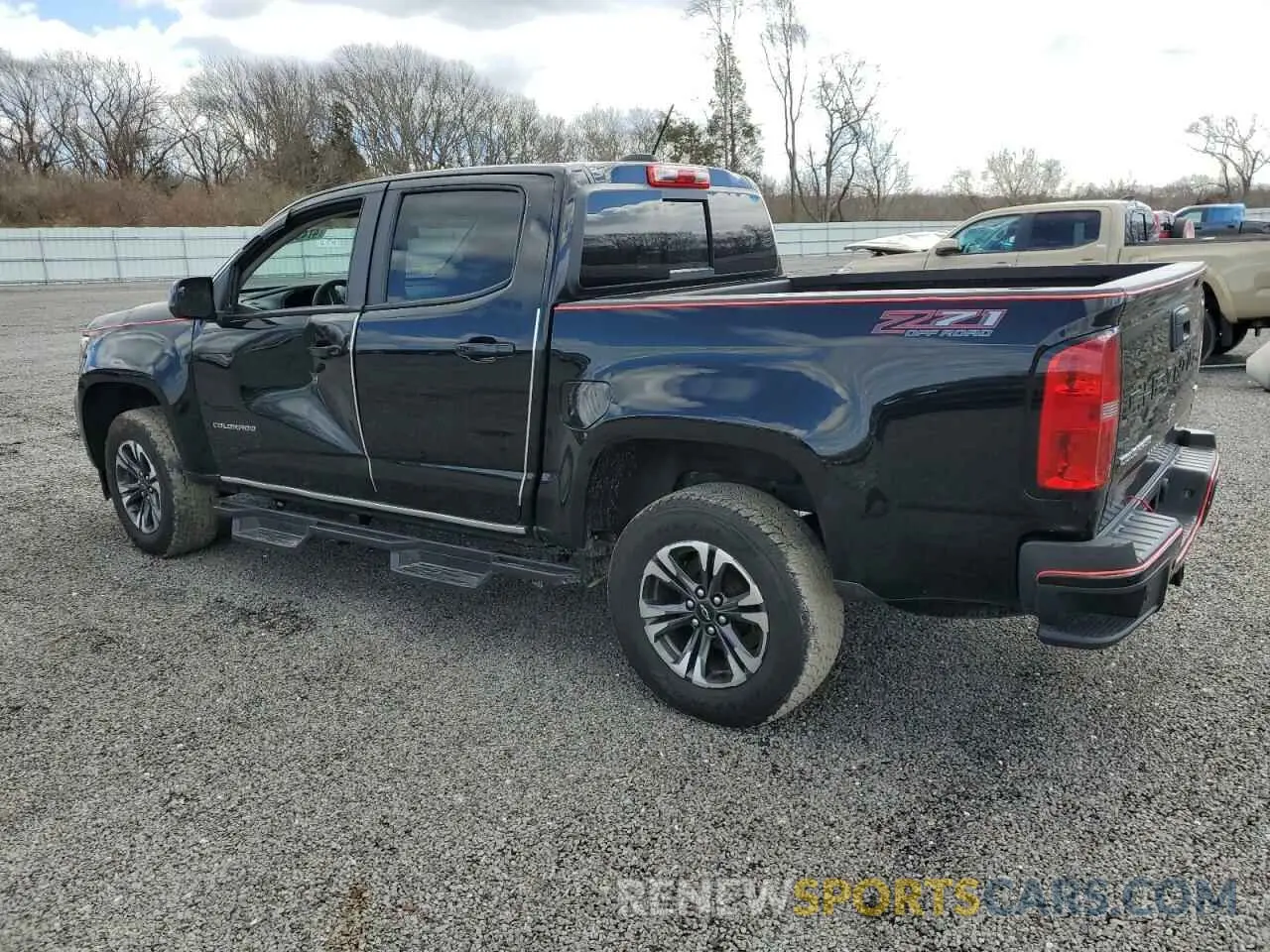 2 Photograph of a damaged car 1GCGTDEN8N1330939 CHEVROLET COLORADO 2022