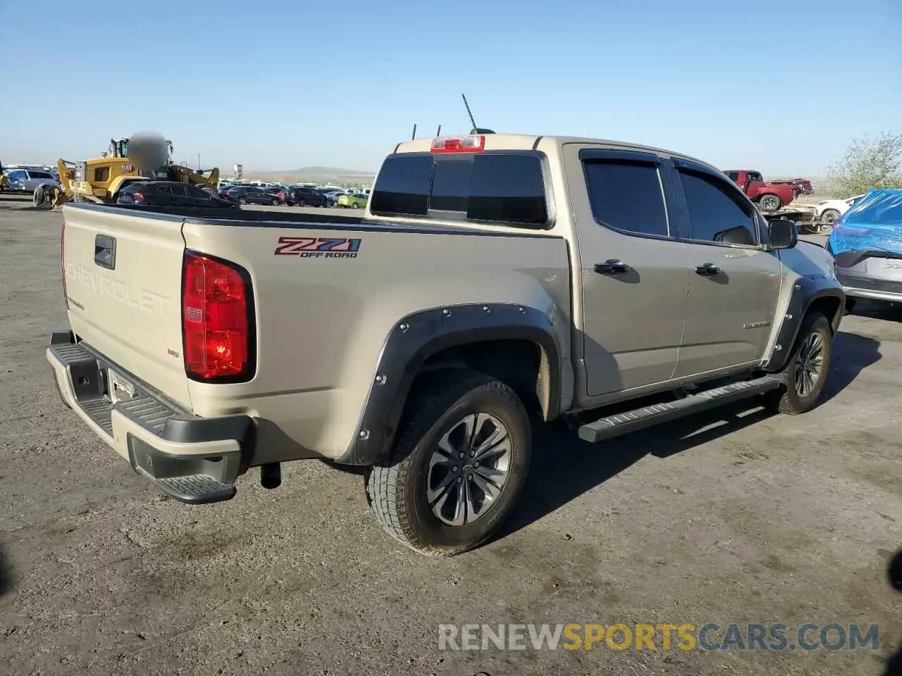 3 Photograph of a damaged car 1GCGTDEN9N1214178 CHEVROLET COLORADO 2022
