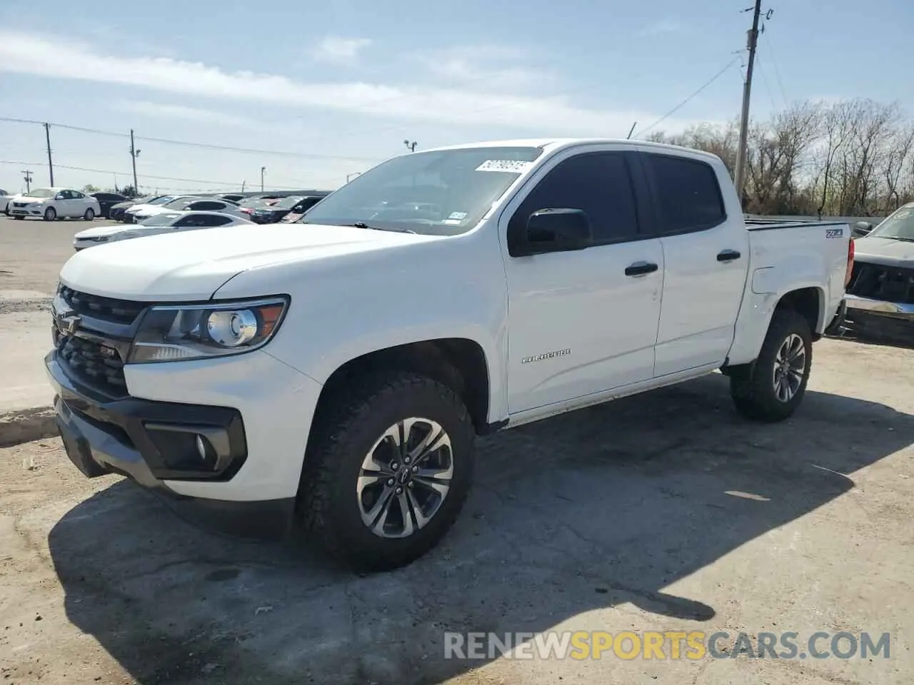 1 Photograph of a damaged car 1GCGTDENXN1253202 CHEVROLET COLORADO 2022
