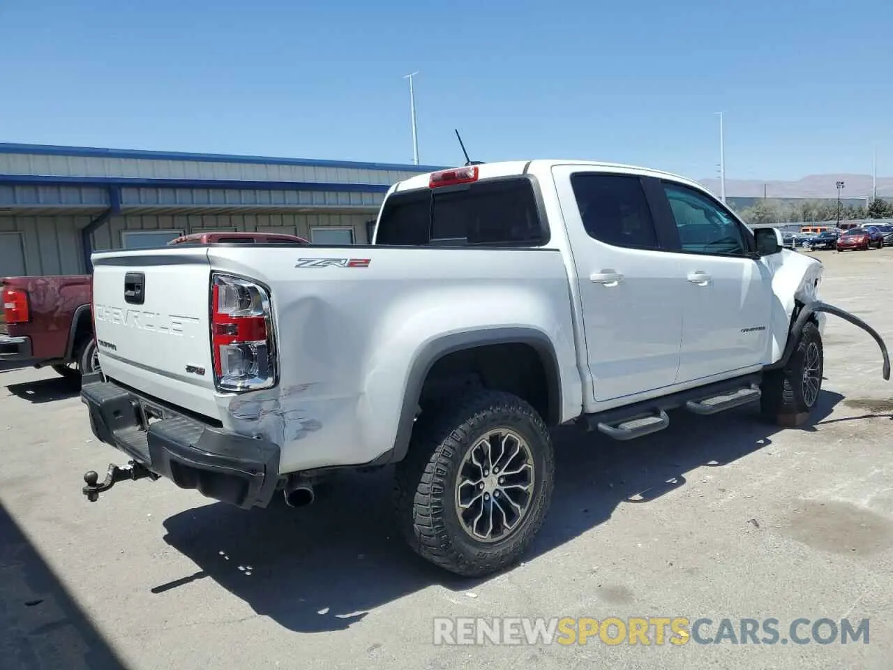 3 Photograph of a damaged car 1GCGTEEN0N1245180 CHEVROLET COLORADO 2022