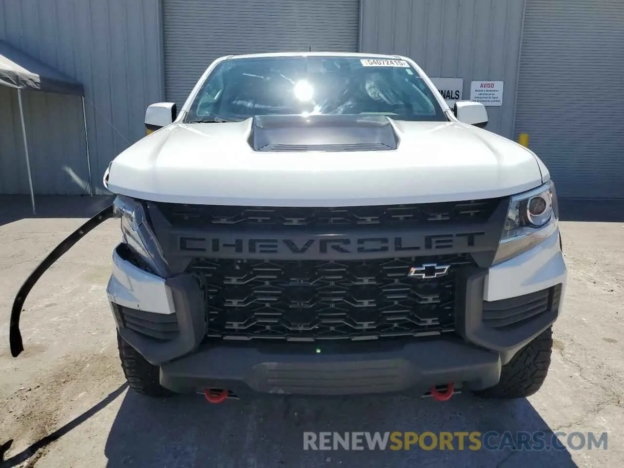 5 Photograph of a damaged car 1GCGTEEN0N1245180 CHEVROLET COLORADO 2022