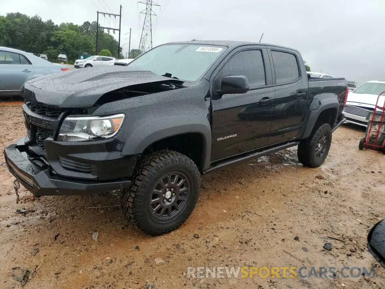 1 Photograph of a damaged car 1GCGTEEN1N1149848 CHEVROLET COLORADO 2022