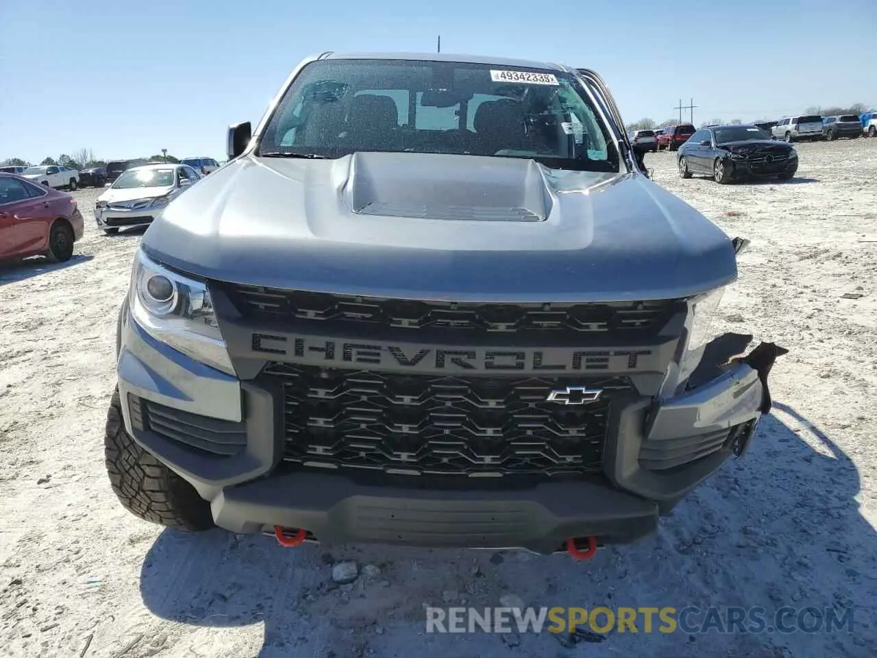 5 Photograph of a damaged car 1GCGTEEN1N1240974 CHEVROLET COLORADO 2022