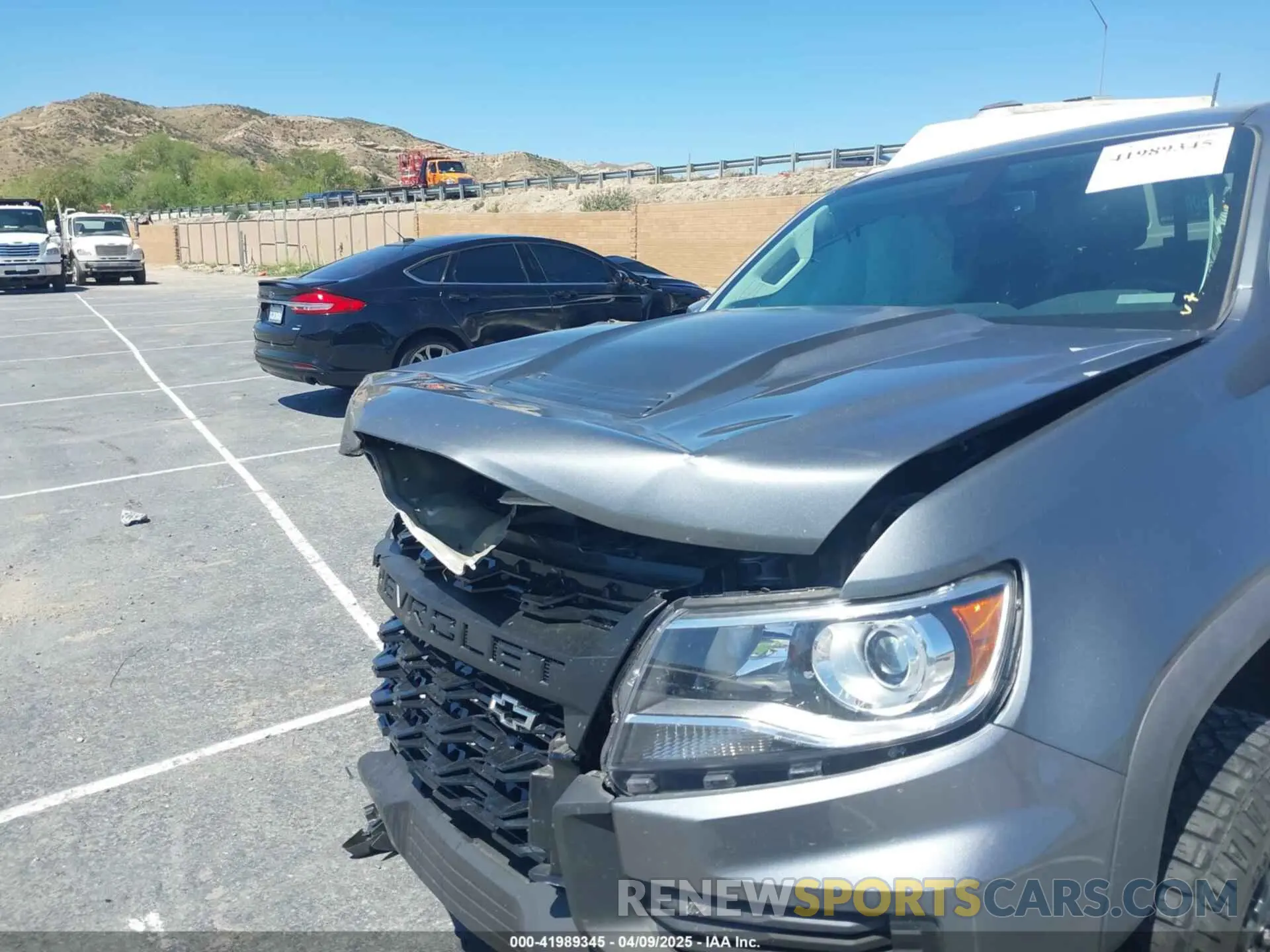 6 Photograph of a damaged car 1GCGTEEN3N1309342 CHEVROLET COLORADO 2022
