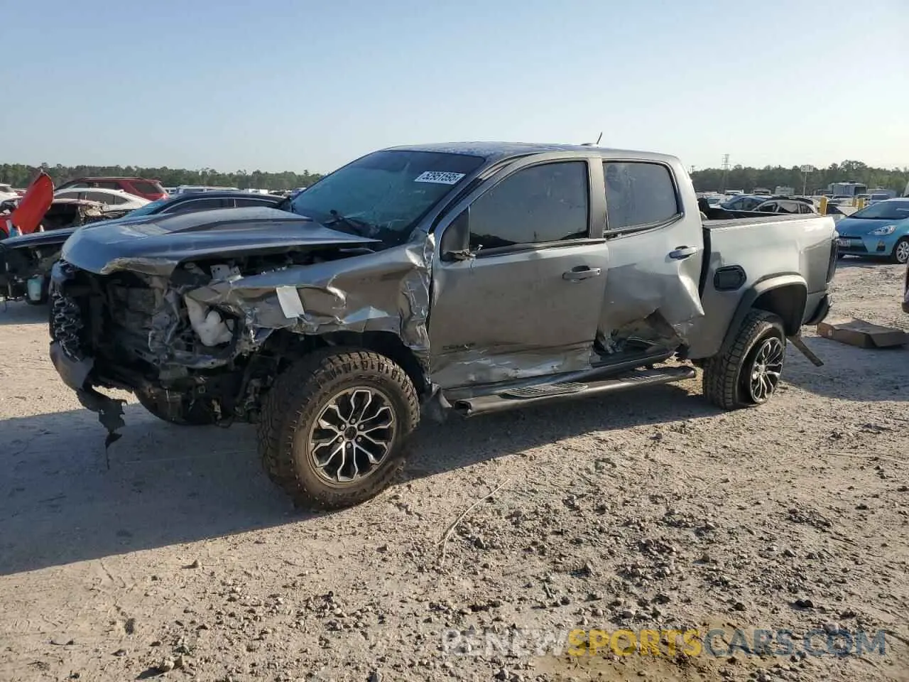 1 Photograph of a damaged car 1GCGTEEN4N1277825 CHEVROLET COLORADO 2022