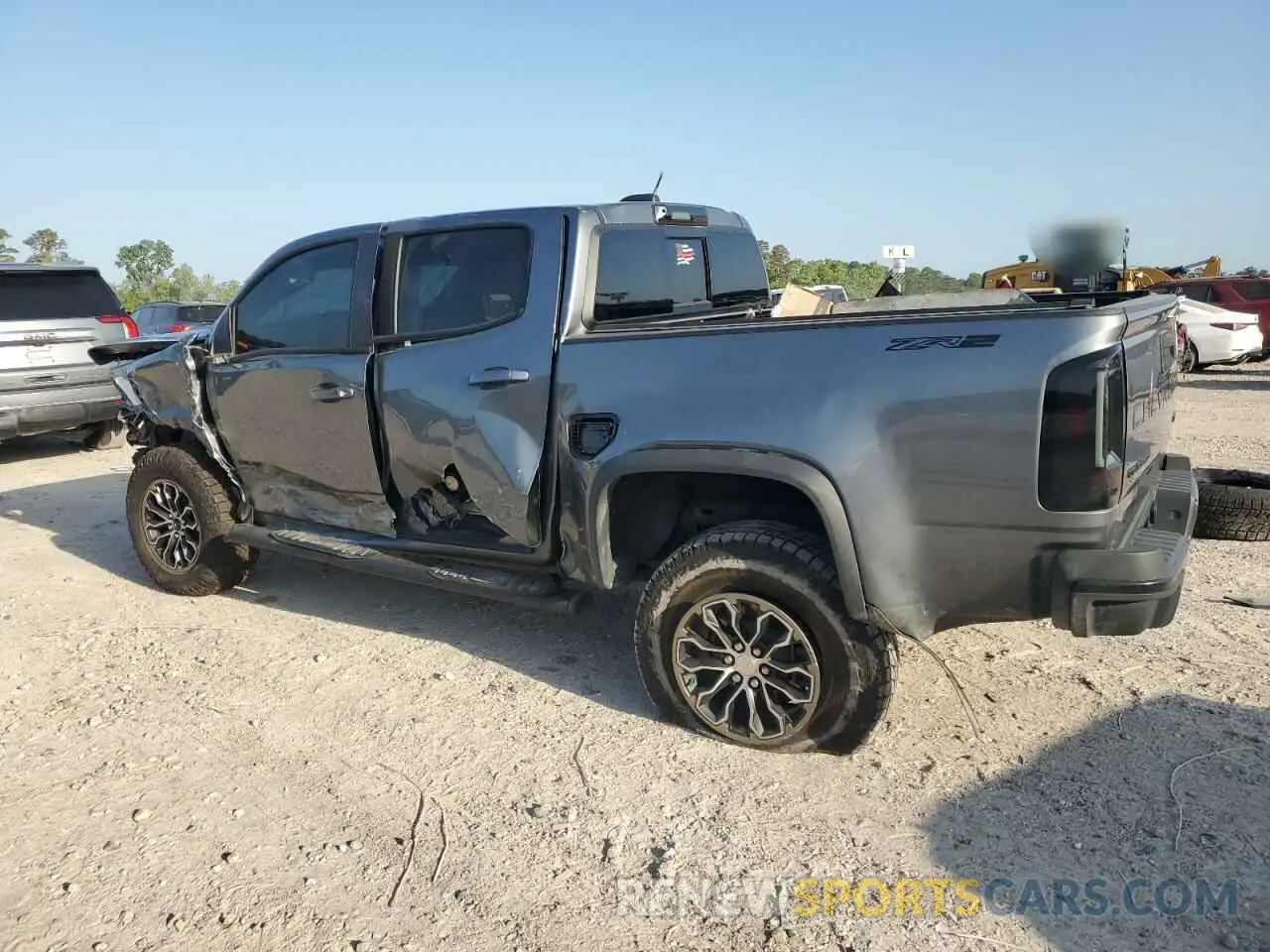 2 Photograph of a damaged car 1GCGTEEN4N1277825 CHEVROLET COLORADO 2022
