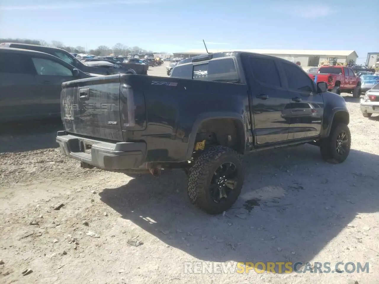 3 Photograph of a damaged car 1GCGTEEN5N1255008 CHEVROLET COLORADO 2022