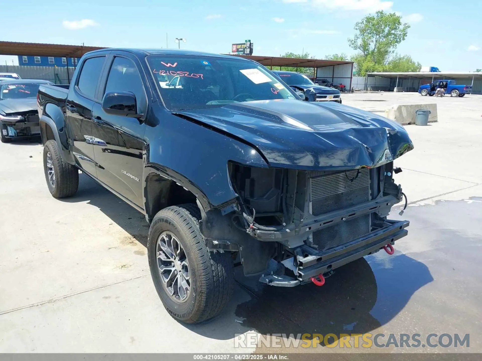 1 Photograph of a damaged car 1GCGTEEN6N1326782 CHEVROLET COLORADO 2022