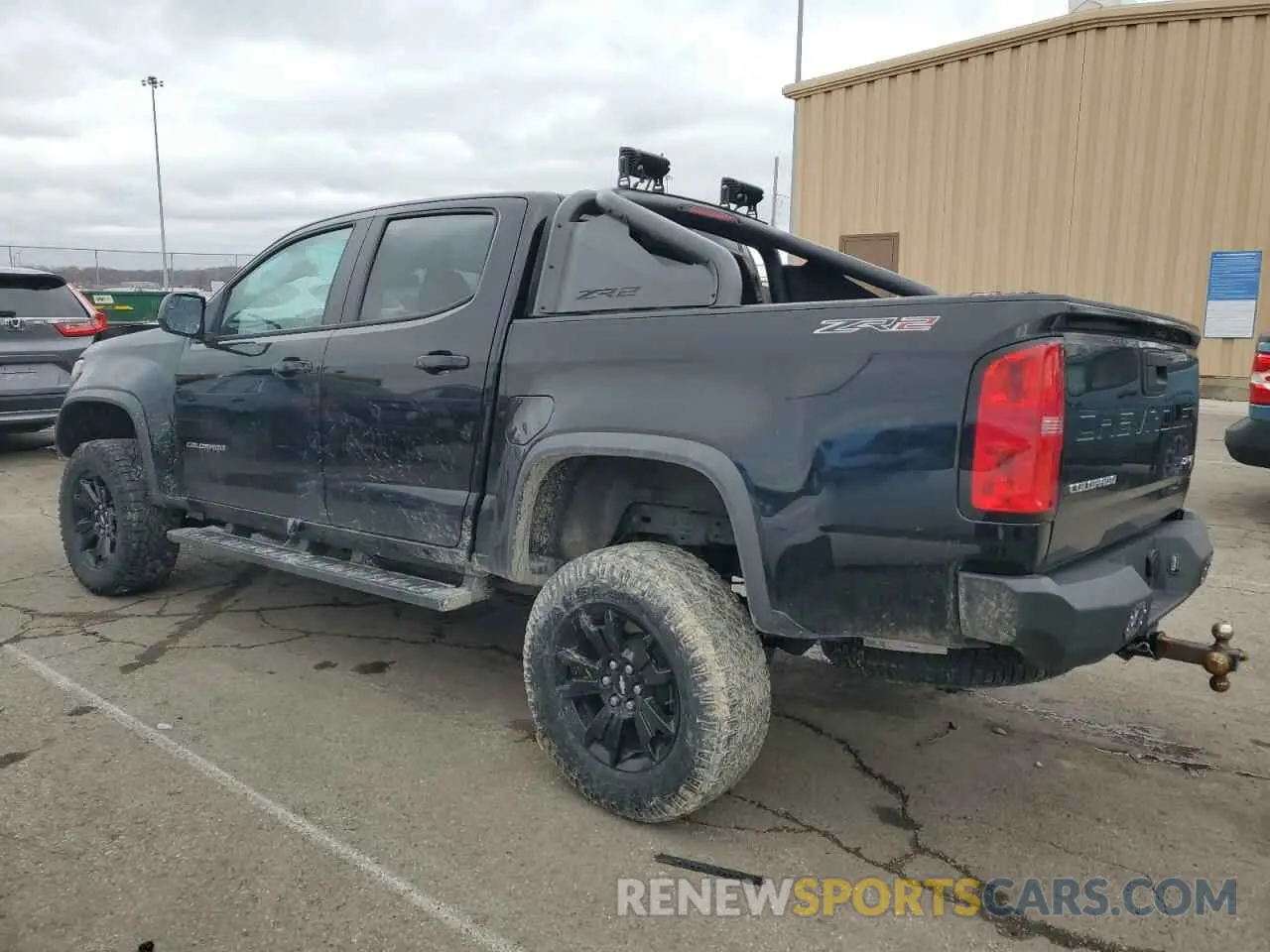 2 Photograph of a damaged car 1GCGTEEN7N1116854 CHEVROLET COLORADO 2022