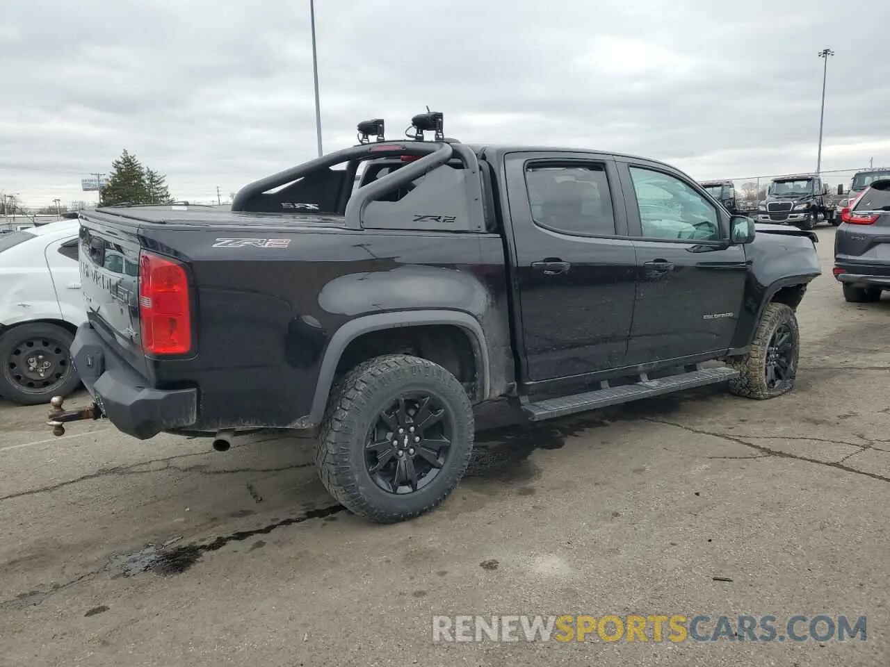 3 Photograph of a damaged car 1GCGTEEN7N1116854 CHEVROLET COLORADO 2022