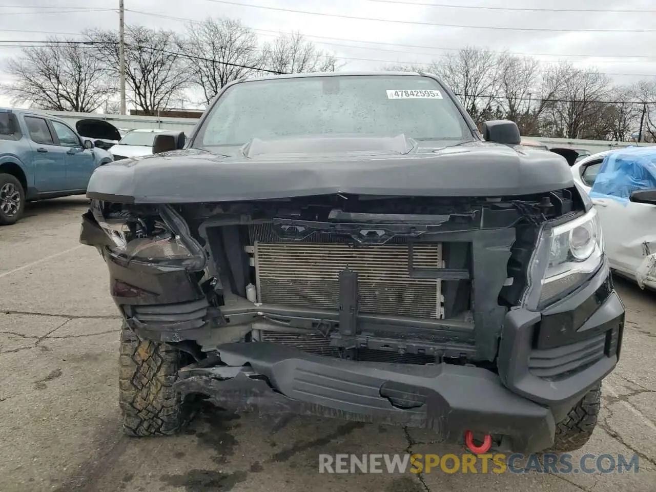 5 Photograph of a damaged car 1GCGTEEN7N1116854 CHEVROLET COLORADO 2022