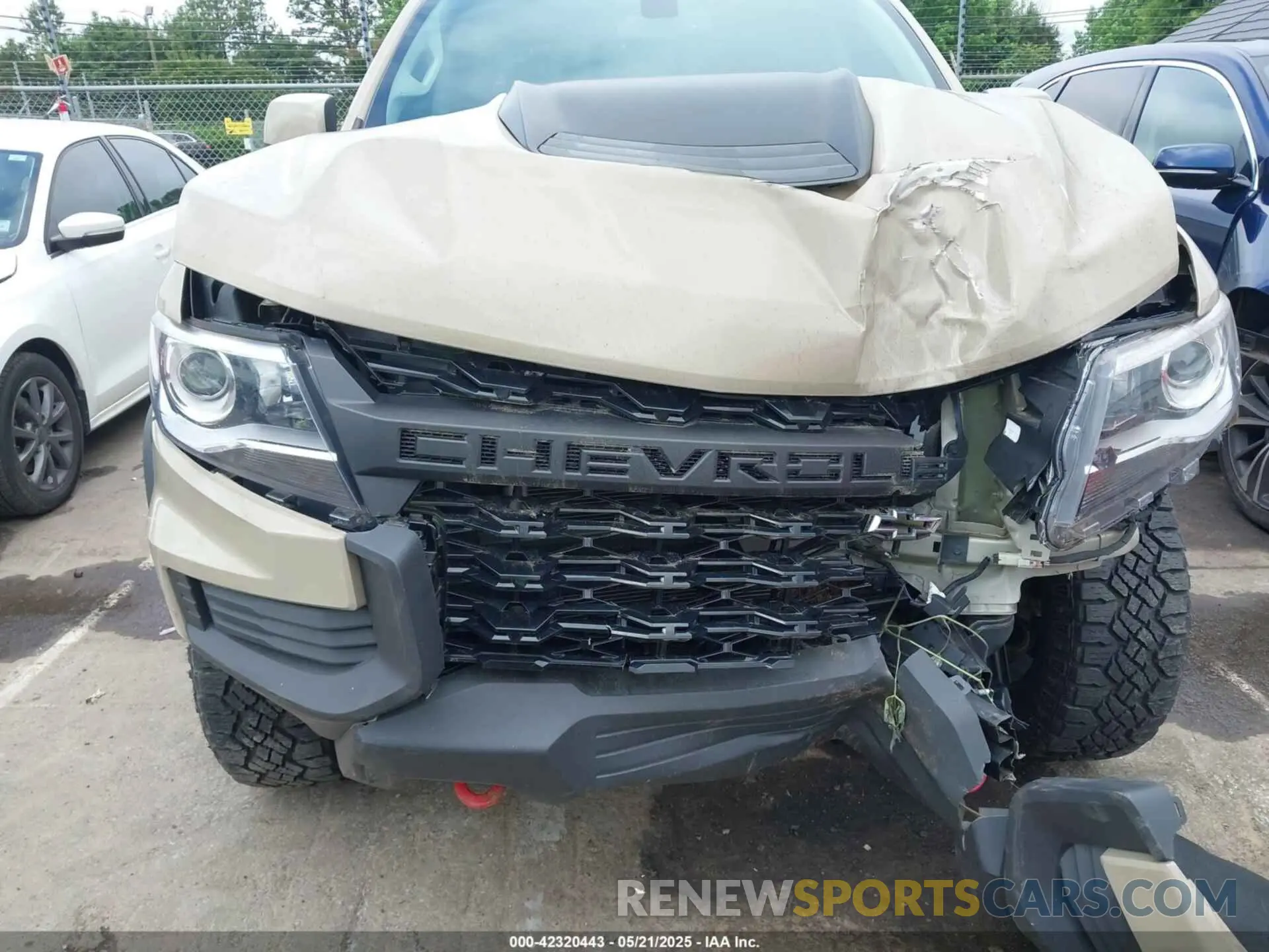 6 Photograph of a damaged car 1GCGTEEN7N1271260 CHEVROLET COLORADO 2022