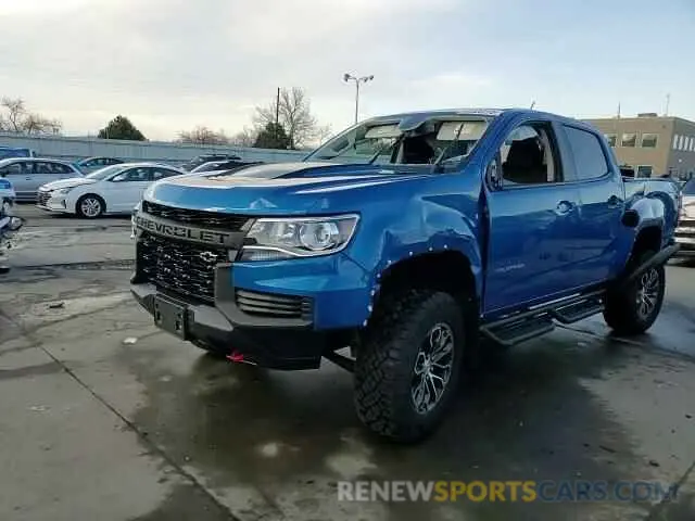 13 Photograph of a damaged car 1GCGTEEN7N1322272 CHEVROLET COLORADO 2022