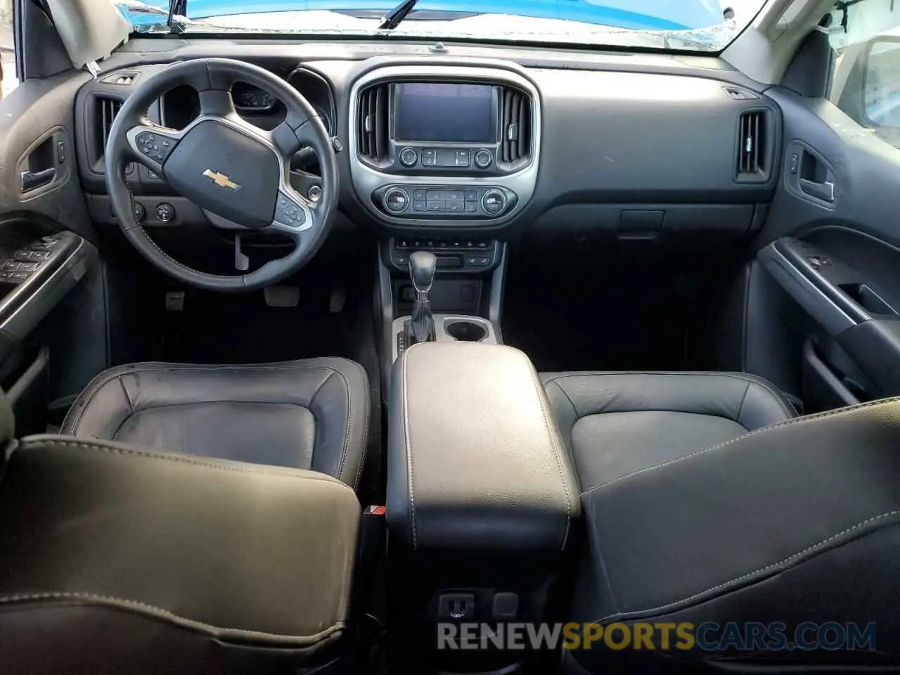 8 Photograph of a damaged car 1GCGTEEN7N1322272 CHEVROLET COLORADO 2022