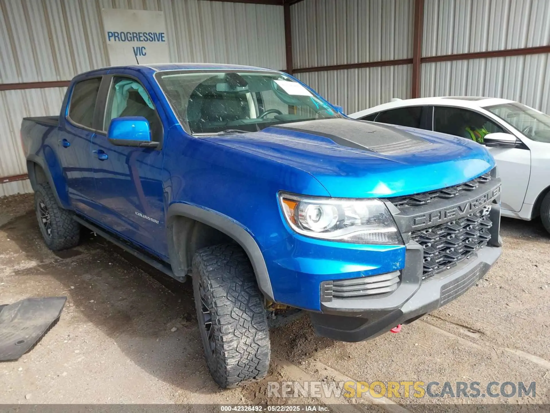 1 Photograph of a damaged car 1GCGTEEN8N1118953 CHEVROLET COLORADO 2022